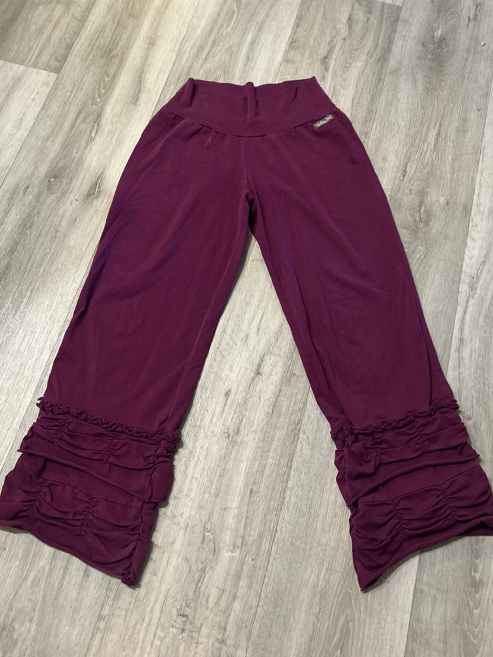 Matilda Jane Paint By Numbers Plum Ruffle Pants